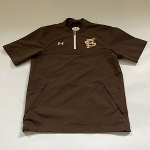Under Armour St Louis Cardinals Shirt Jacket‎ Short Sleeve Windbreaker Medium
